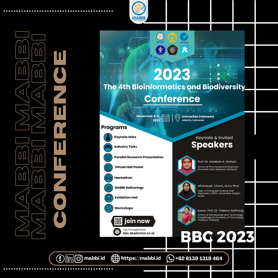 The 4th Bioinformatics and Biodiversity Conference (BBC) 2023