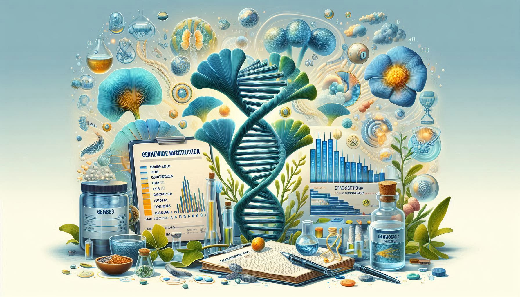 Gen BBox Ginkgo biloba Respon Hormon Flavonoid dan Stres Air