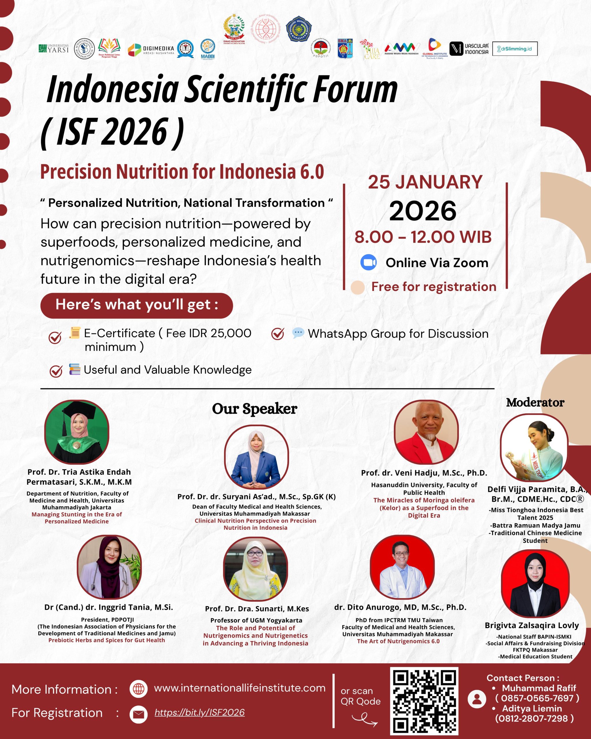 Memeringati Hari Gizi Nasional, MABBI dukung ISF 2026, Menuju Indonesia Jaya